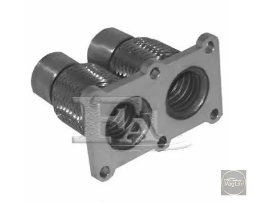 Гофра глушника 45x100x2 (445x100) для Skoda / VW / Audi / Seat (VAG)