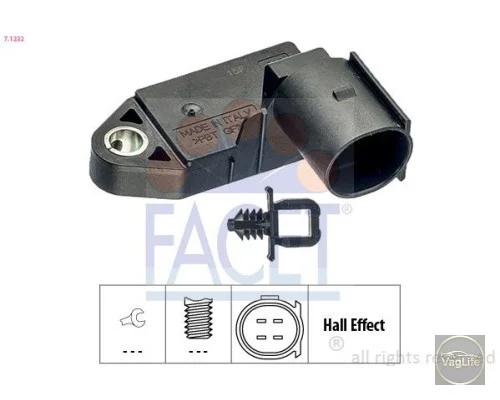 Датчик гальм 5G0698459 (7.1232) для Skoda / VW / Audi / Seat (VAG)