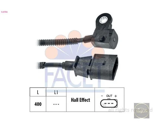Датчик полож. распредвала 03L957147B (9.0605) для Skoda / VW / Audi / Seat (VAG)