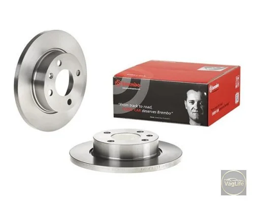 Диск гальмівний передній 6U0615301 (08.5243.24) для Skoda / VW / Audi / Seat (VAG)