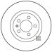 Диск гальмівний передній 1J0615301M (DF2804) для Skoda / VW / Audi / Seat (VAG)