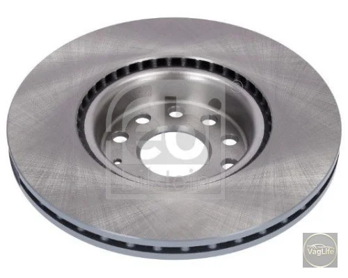 Диск гальмівний передній 1K0615301AA (FE24384) для Skoda / VW / Audi / Seat (VAG)