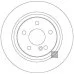 Диск гальмівний задній 1K0615601AC (DF4271) для Skoda / VW / Audi / Seat (VAG)