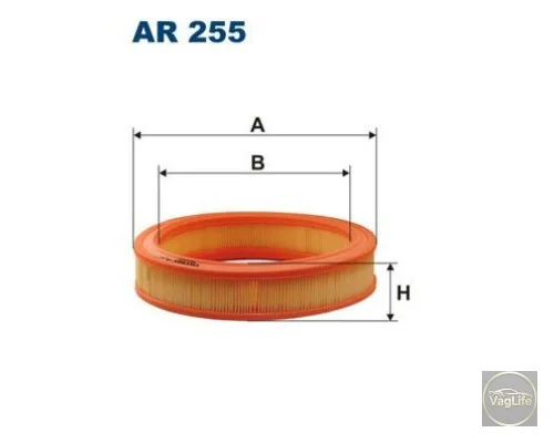 Фільтр повітря двигуна Fav Fel 1.3 115946201 (AR255) для Skoda / VW / Audi / Seat (VAG)