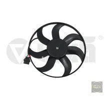 Вентилятор радіатора Fabia II/Roomster 260/90 з кондиціонером. (SIEMENS) до 2011 року після