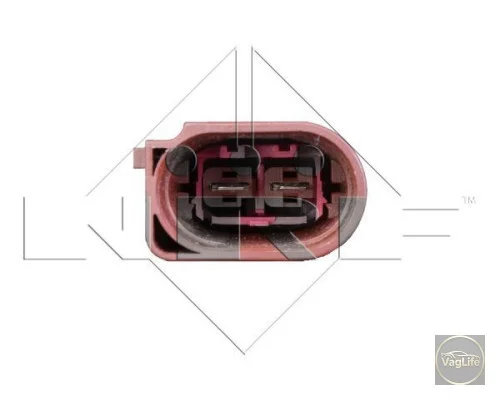 Вентилятор радiатора малий 1K0959455DH (NRF47388) для Skoda / VW / Audi / Seat (VAG)