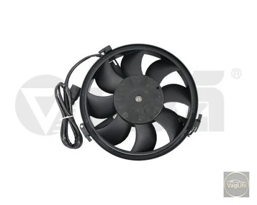 Вентилятор радiатора малий 8D0959455R (99590017801) для Skoda / VW / Audi / Seat (VAG)