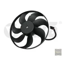 Вентилятор радіатора Octavia/Fabia/Golf/Bora 250/60W 345mm Vika без крильчатки