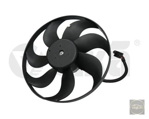 Вентилятор радiатора 6X0959455F (99590017701) для Skoda / VW / Audi / Seat (VAG)