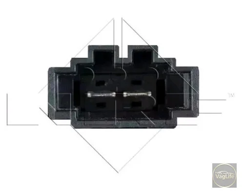 Вентилятор салону 1K1819015F (NRF34004) для Skoda / VW / Audi / Seat (VAG)