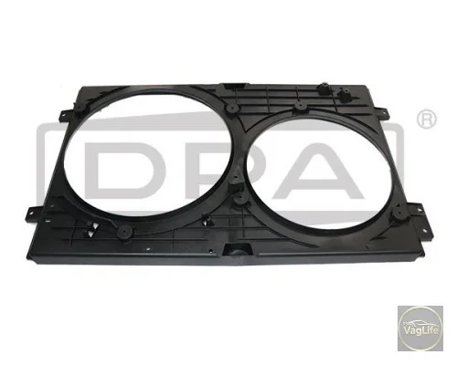 Дифузор радiатора зад. Oct 1J0121205B (81210125802) для Skoda / VW / Audi / Seat (VAG)