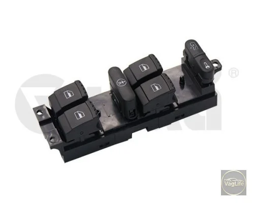 Кнопка склопід. передні лівий с ЦЗ 1J4959857D (99590043901) для Skoda / VW / Audi / Seat (VAG)