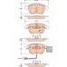 Колодки передні 5N0698151 (GDB1762) для Skoda / VW / Audi / Seat (VAG)