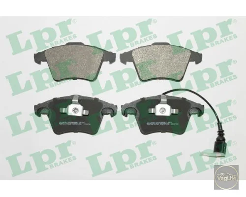 Колодки передні 7H0698151A (05P1536) для Skoda / VW / Audi / Seat (VAG)