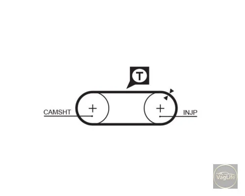 Комплект ГРМ 074130113C / 113 (K025323XS) для Skoda / VW / Audi / Seat (VAG)