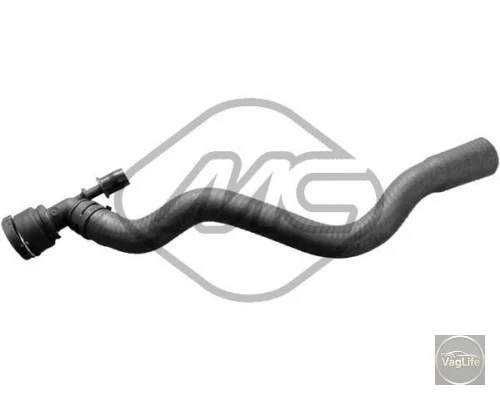 Патрубок водяний печка-флянец Oct 1.9TDI 1J0122157EH (9050) для Skoda / VW / Audi / Seat (VAG)
