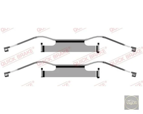 Пружинка супорта передній 7D0615295A (1091680) для Skoda / VW / Audi / Seat (VAG)