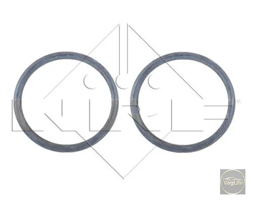 Радіатор 1J0121253G (NRF509530) для Skoda / VW / Audi / Seat (VAG)