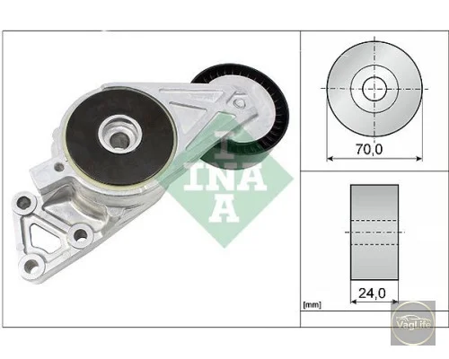 Ролик паса ген. натяжний 06A903315E (533007630) для Skoda / VW / Audi / Seat (VAG)
