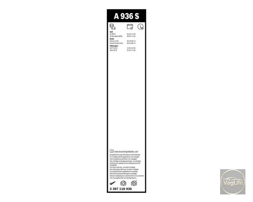 Склоочисники перед 1Z1998001 (3397118936) для Skoda / VW / Audi / Seat (VAG)