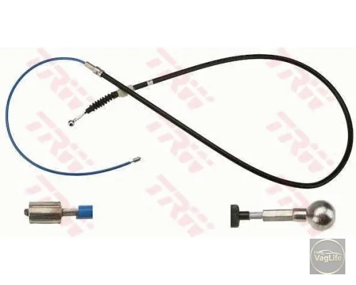 Трос ручного гальма 6Q0609721K (GCH2602) для Skoda / VW / Audi / Seat (VAG)