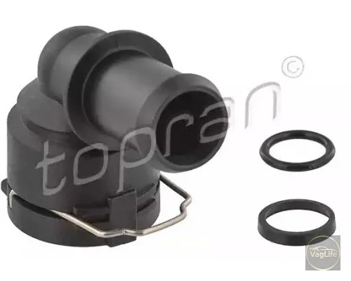 Трубка водяна з'єднувальна 1J0122291C (HP115902) для Skoda / VW / Audi / Seat (VAG)