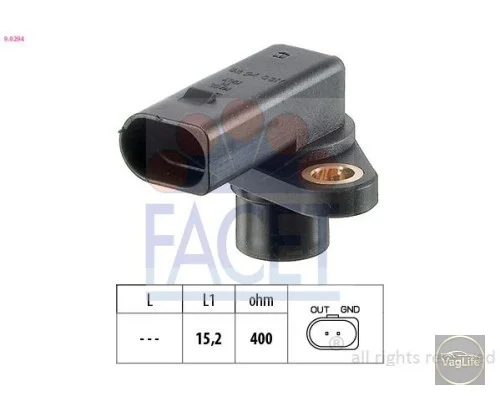 Датчик полож. колінвала 047906433 (9.0294) для Skoda / VW / Audi / Seat (VAG)