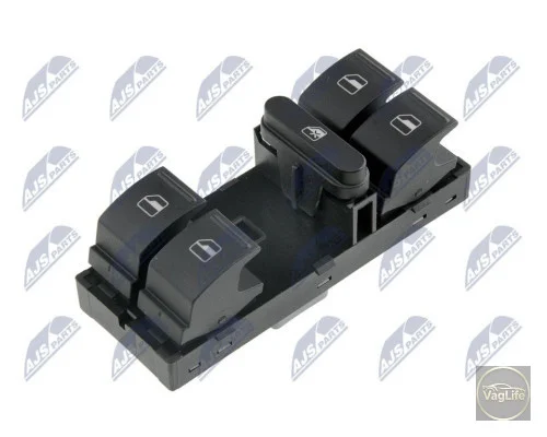 Кнопка склопід. передній лівий с ЦЗ 1Z0959858B3X1 (EWS-VW-021) для Skoda / VW / Audi / Seat (VAG)