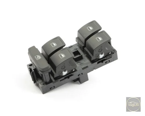 Кнопка склопід. передній лівий с ЦЗ 5E0959857AWHS для Skoda / VW / Audi / Seat (VAG)