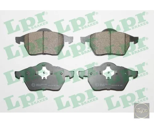 Колодки передні 1J0698151L (05P639) для Skoda / VW / Audi / Seat (VAG)