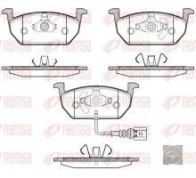 Колодки передні Octavia A7 Remsa 276x24 мм