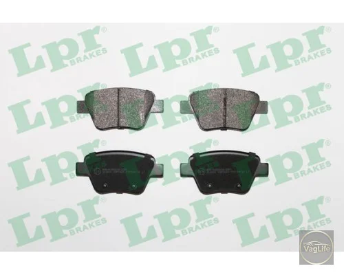 Колодки задні 5K0698451 (05P1608) для Skoda / VW / Audi / Seat (VAG)