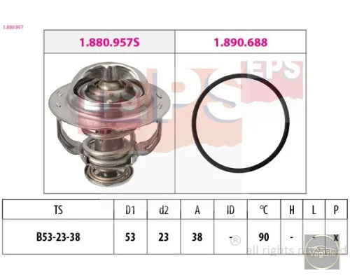 Термостат САМ 06K121113G (1.880.957) для Skoda / VW / Audi / Seat (VAG)