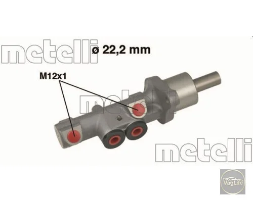 Циліндр гальмівний головний 1K1614019L (05-0534) для Skoda / VW / Audi / Seat (VAG)