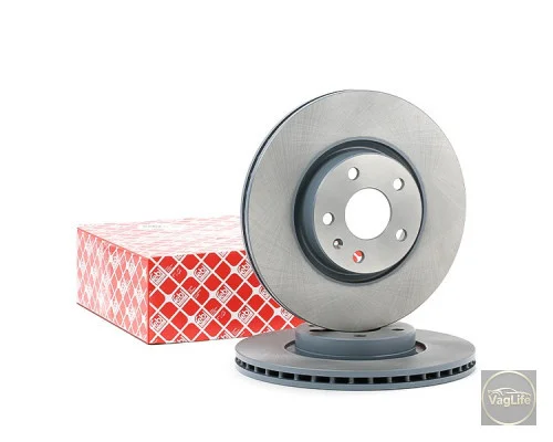 Диск гальмівний передній 1K0615301AA (FE24384) для Skoda / VW / Audi / Seat (VAG)