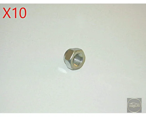 Гайка M10х1 5 амортиз. передній задній низ N90791701 для Skoda / VW / Audi / Seat (VAG)