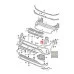 Кронштейн бампера перед 760807883A для Skoda / VW / Audi / Seat (VAG)