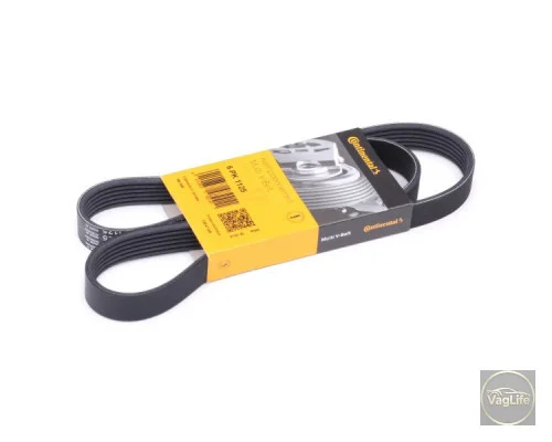 Пас генератора 036145933Q (6PK1125) для Skoda / VW / Audi / Seat (VAG)