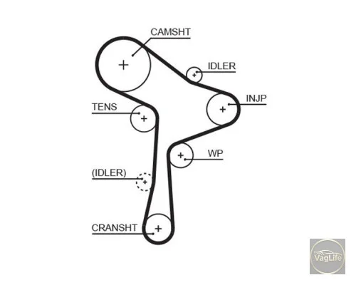 Пас ГРМ 04L109119C (5678XS) для Skoda / VW / Audi / Seat (VAG)