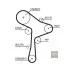 Пас ГРМ 04L109119C (5678XS) для Skoda / VW / Audi / Seat (VAG)