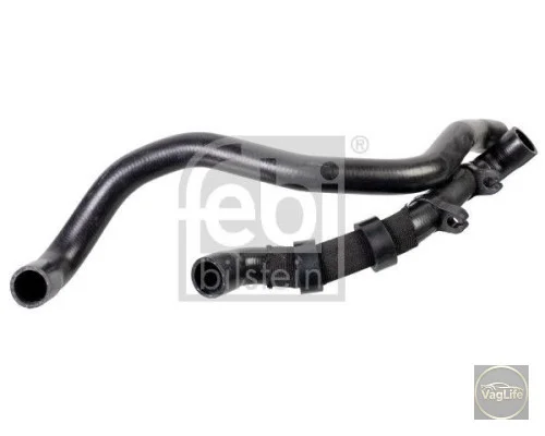 Патрубок водяний радiатора верх низ 6R0122101A (175802) для Skoda / VW / Audi / Seat (VAG)