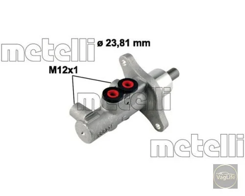 Циліндр гальмівний головний 1J1614019G (05-0776) для Skoda / VW / Audi / Seat (VAG)