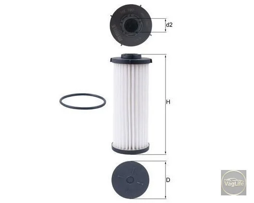 Фільтр оливи КПП 0GC325183A для Skoda / VW / Audi / Seat (VAG)