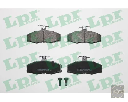 Колодки передні 6U0698151E (05P234) для Skoda / VW / Audi / Seat (VAG)