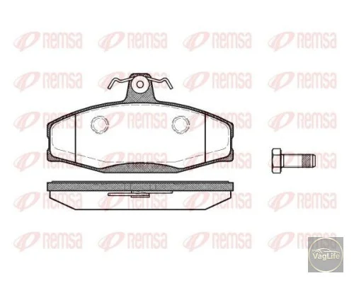 Колодки передні 6U0698151E (0620.20) для Skoda / VW / Audi / Seat (VAG)
