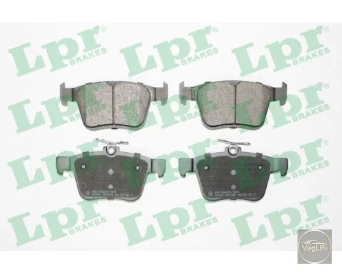 Колодки задні 8V0698451D (05P1835) для Skoda / VW / Audi / Seat (VAG)