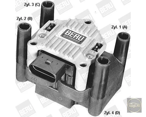 Котушка запалювання 032905106B (ZSE003) для Skoda / VW / Audi / Seat (VAG)