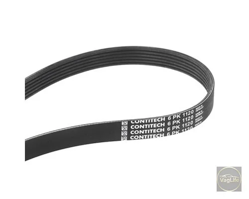 Пас генератора 06A145933D (6PK1120) для Skoda / VW / Audi / Seat (VAG)