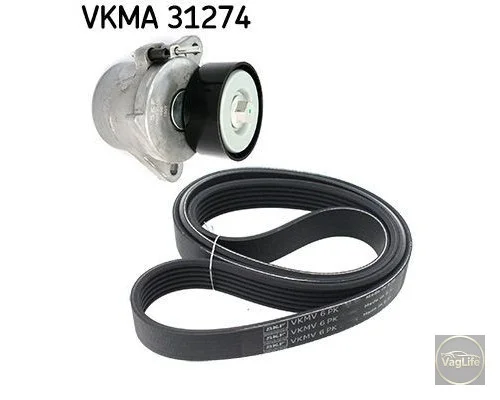 Ролик паса ген. натяжний 04L903315A (VKM31130) для Skoda / VW / Audi / Seat (VAG)