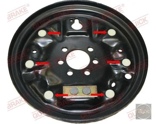 Шайба опорного диска 6N0609589 (6858K) для Skoda / VW / Audi / Seat (VAG)